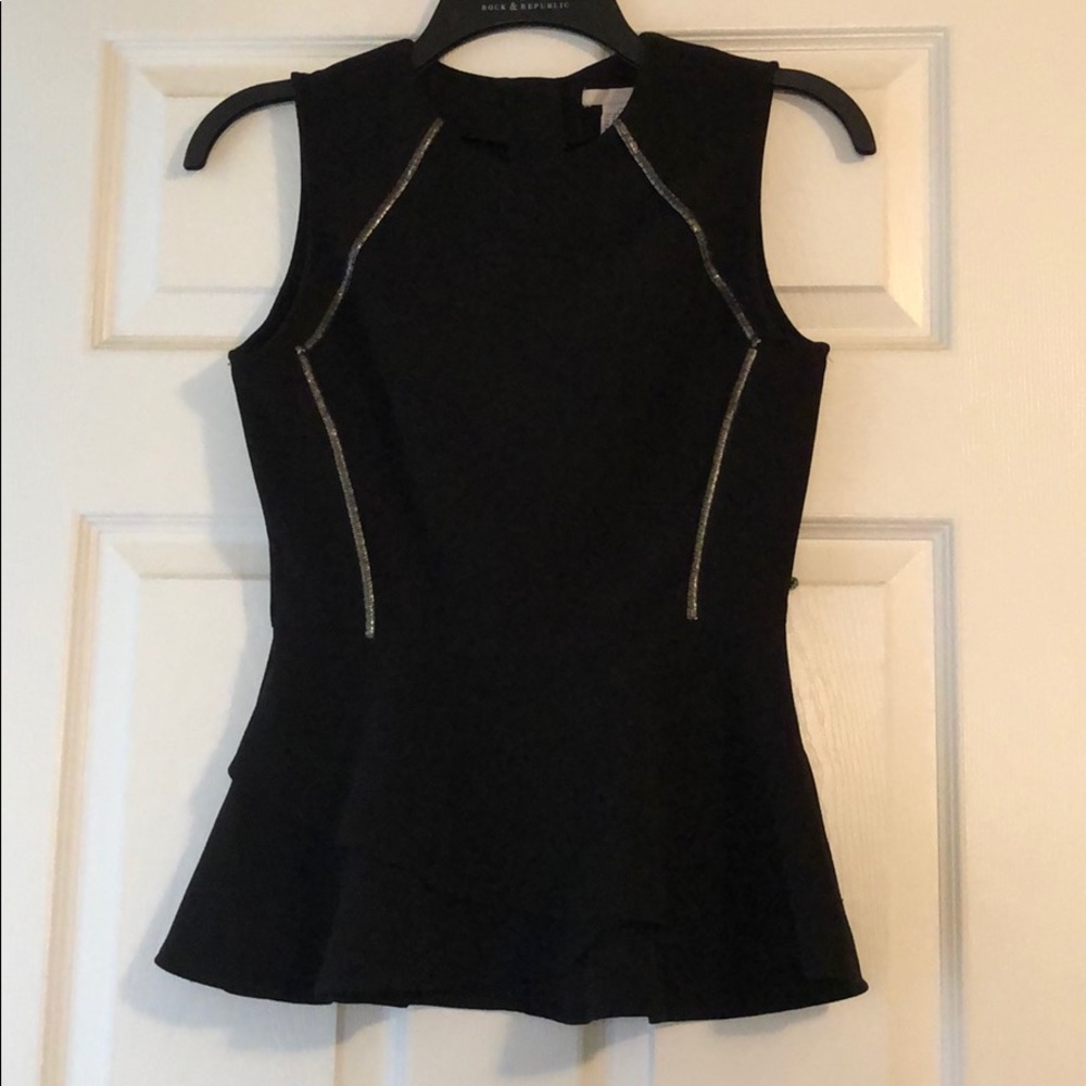 Black with metallic design
